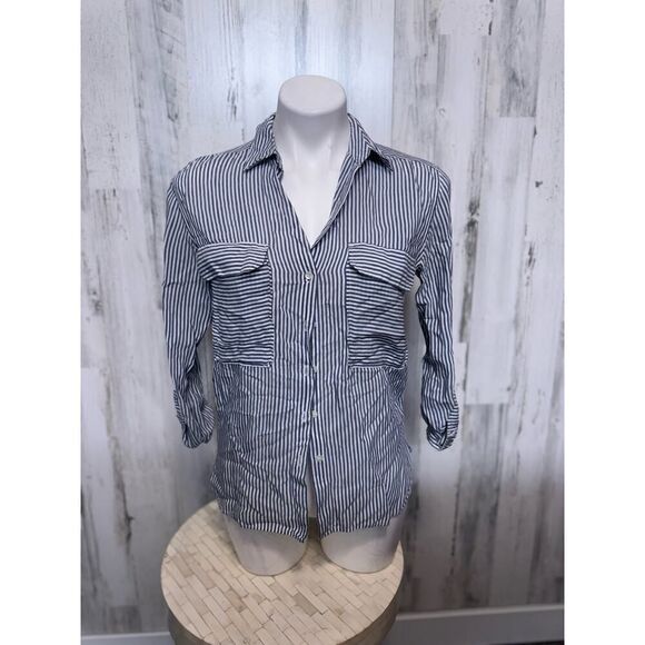 Zara stripped blouse - Picture 1 of 5